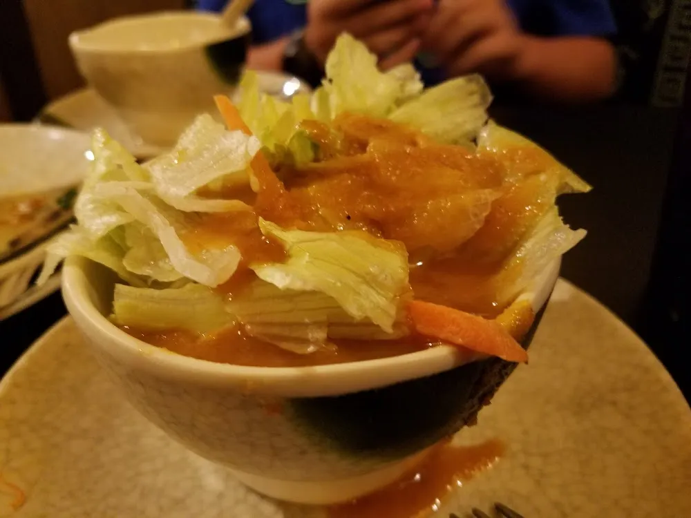 Salad with Ginger Dressing